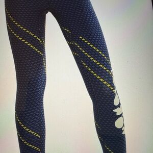 NWT Free People FP Movement Never Better Logo Leggings - black combo XLarge